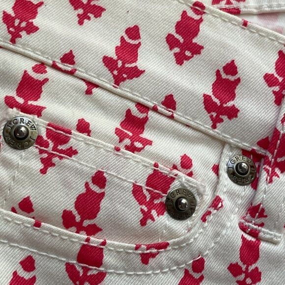 J.Crew Matchstick Cropped Jeans Thistle Print NWOT, Size 26 - Picture 9 of 13